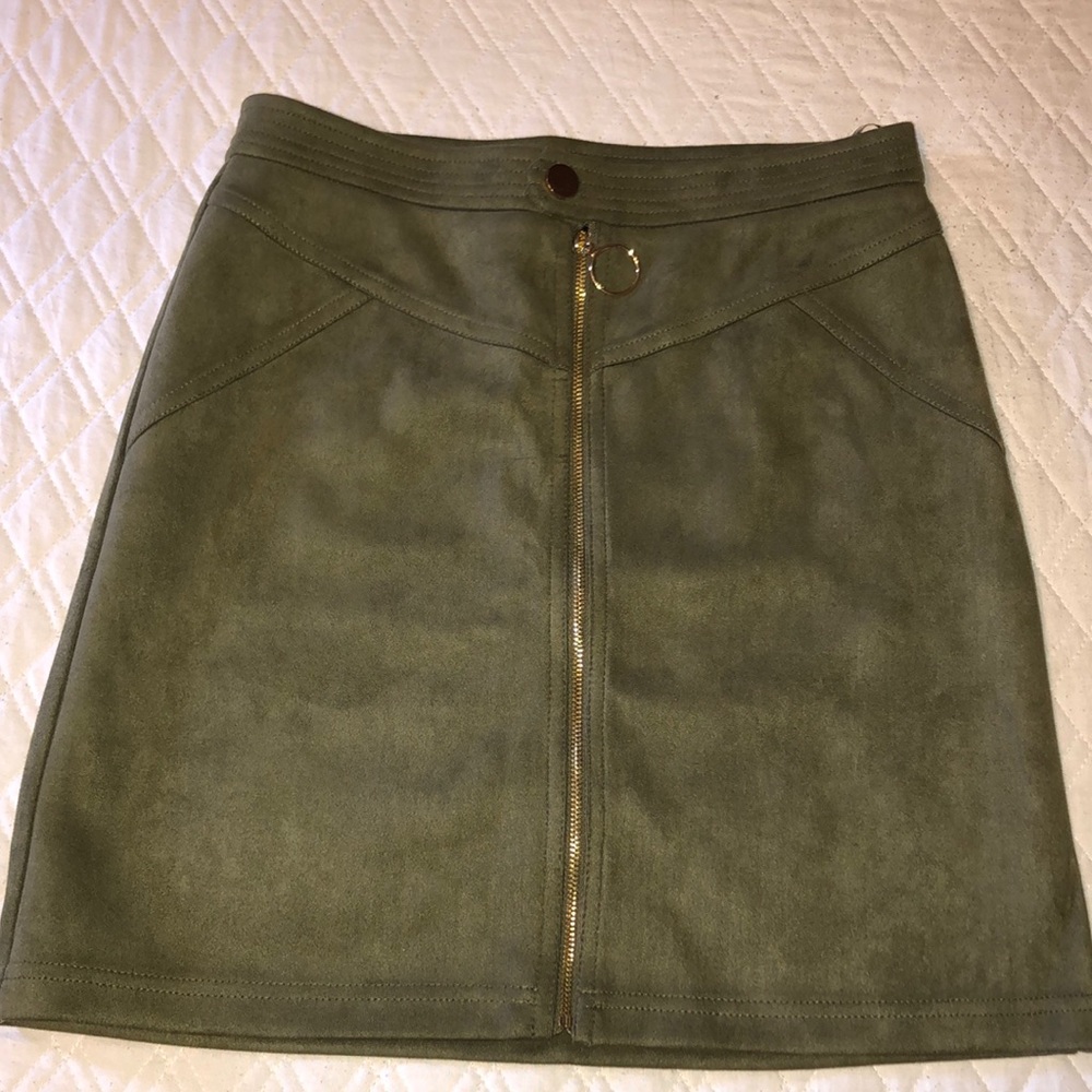 Olive Green Skirt